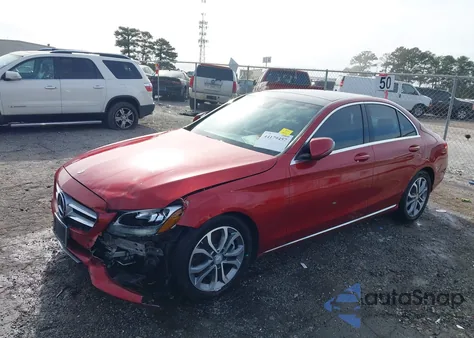 2016 Mercedes-Benz C 300 из США, поврежденный, VIN WDDWF4JB9GR145792